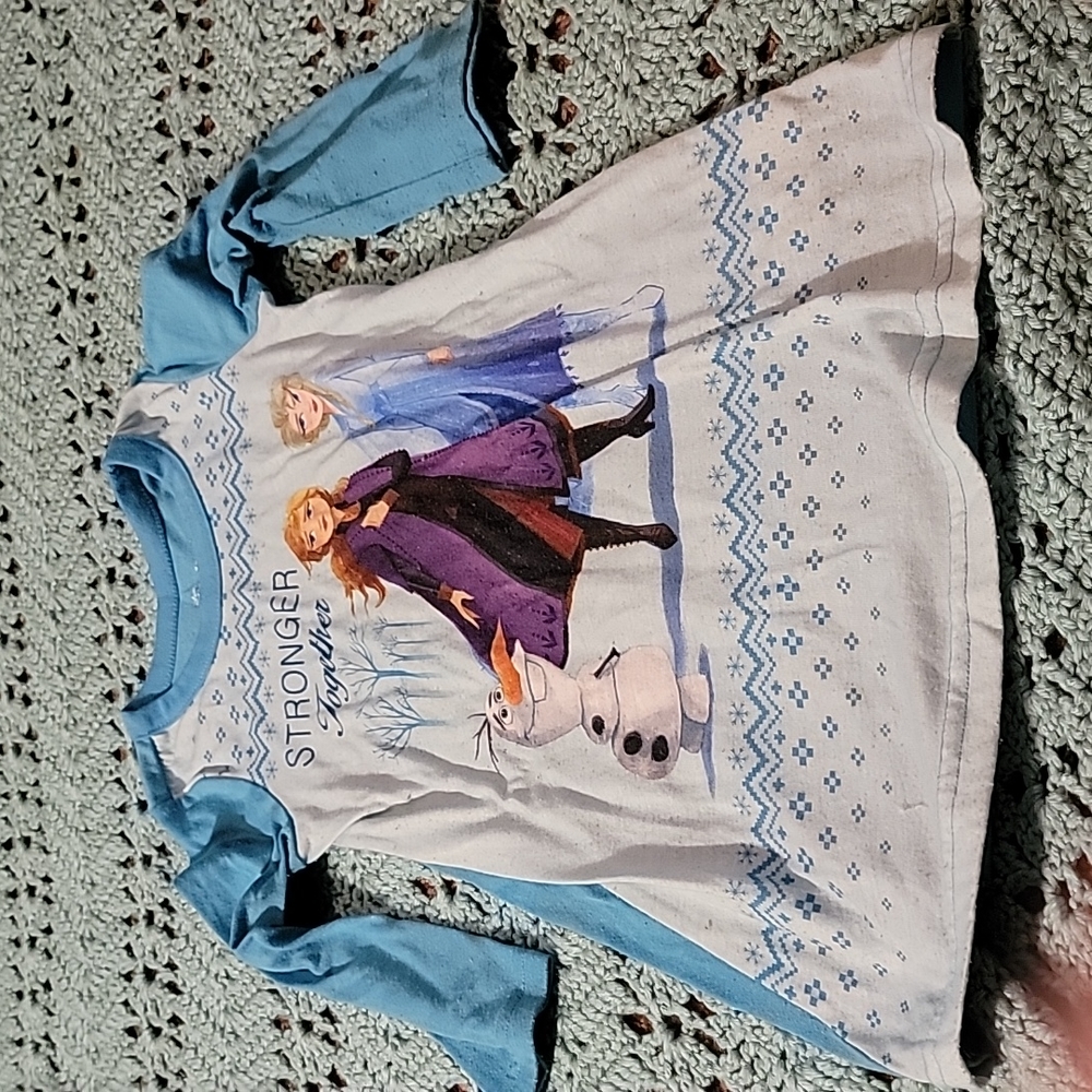 4t long sleeve sleep shirt FROZEN